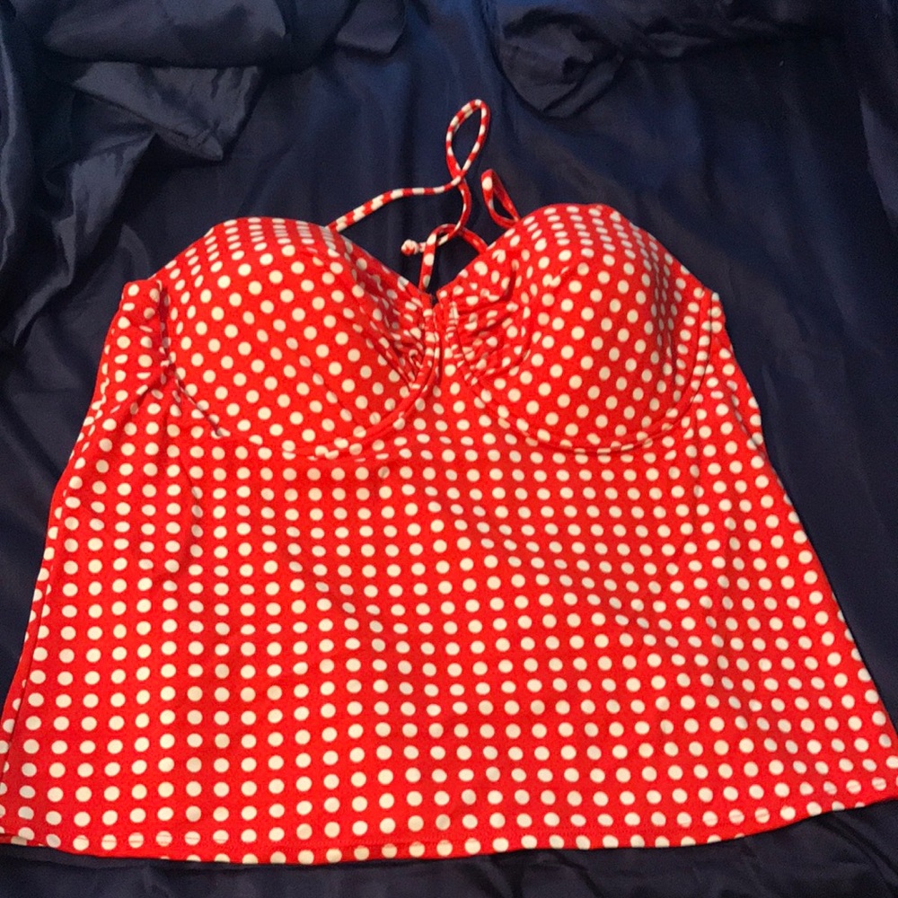J Crew tankini top size 16 D cup underwire